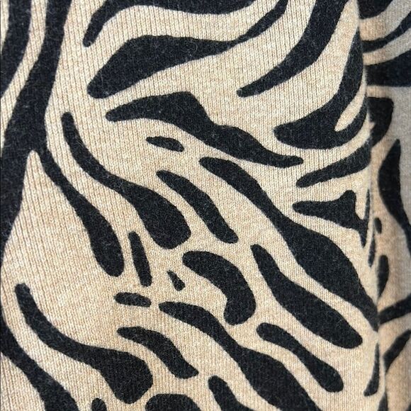 CHICO'S ZENERGY XL 3R Animal Print Cotton Cashmere Knit Pants Joggers Loungewear - Picture 2 of 8